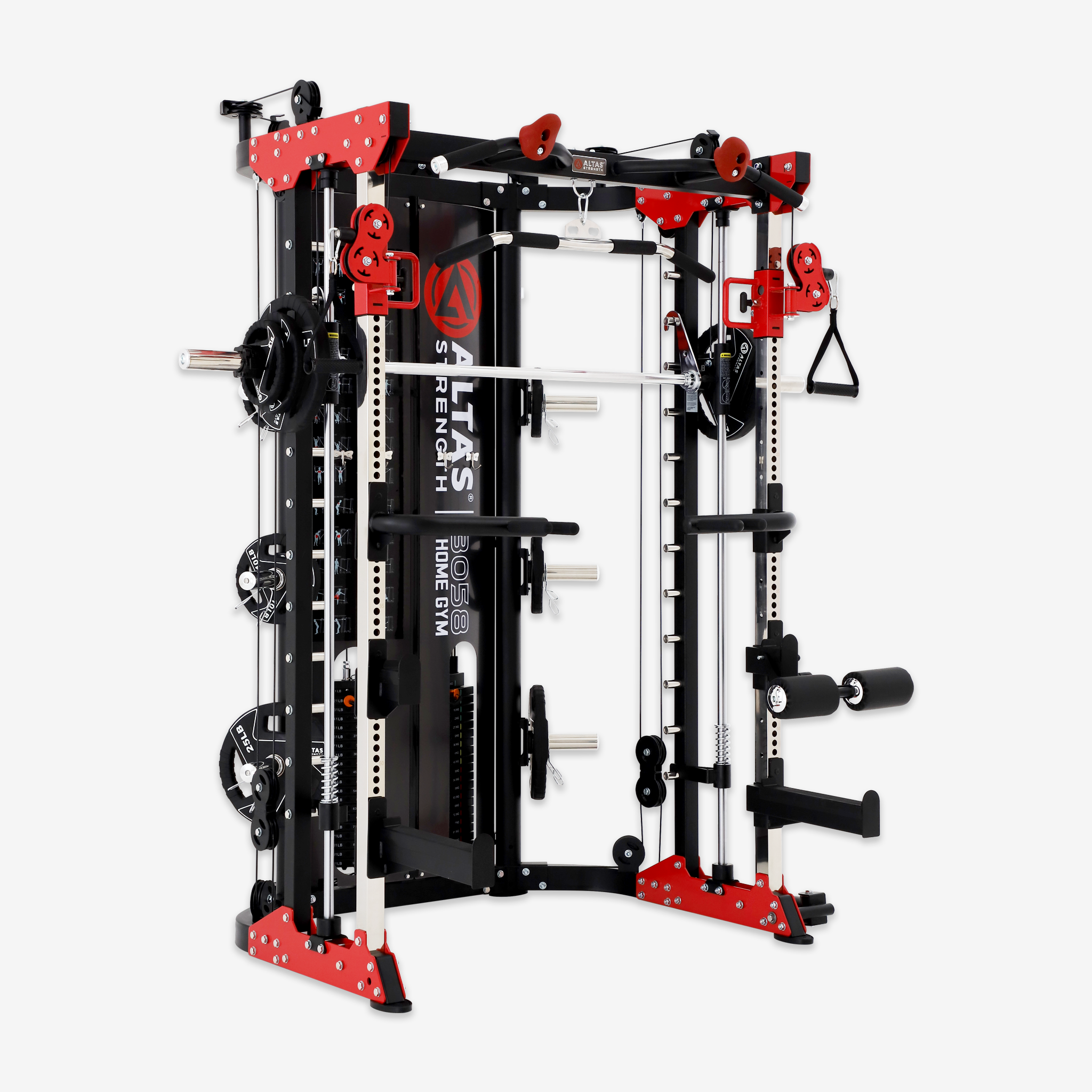 Black Friday Combo - Smith Machine AL-3058G + Bench AL-4026 + Free Barbell + 150lb Weight Plates(Free)