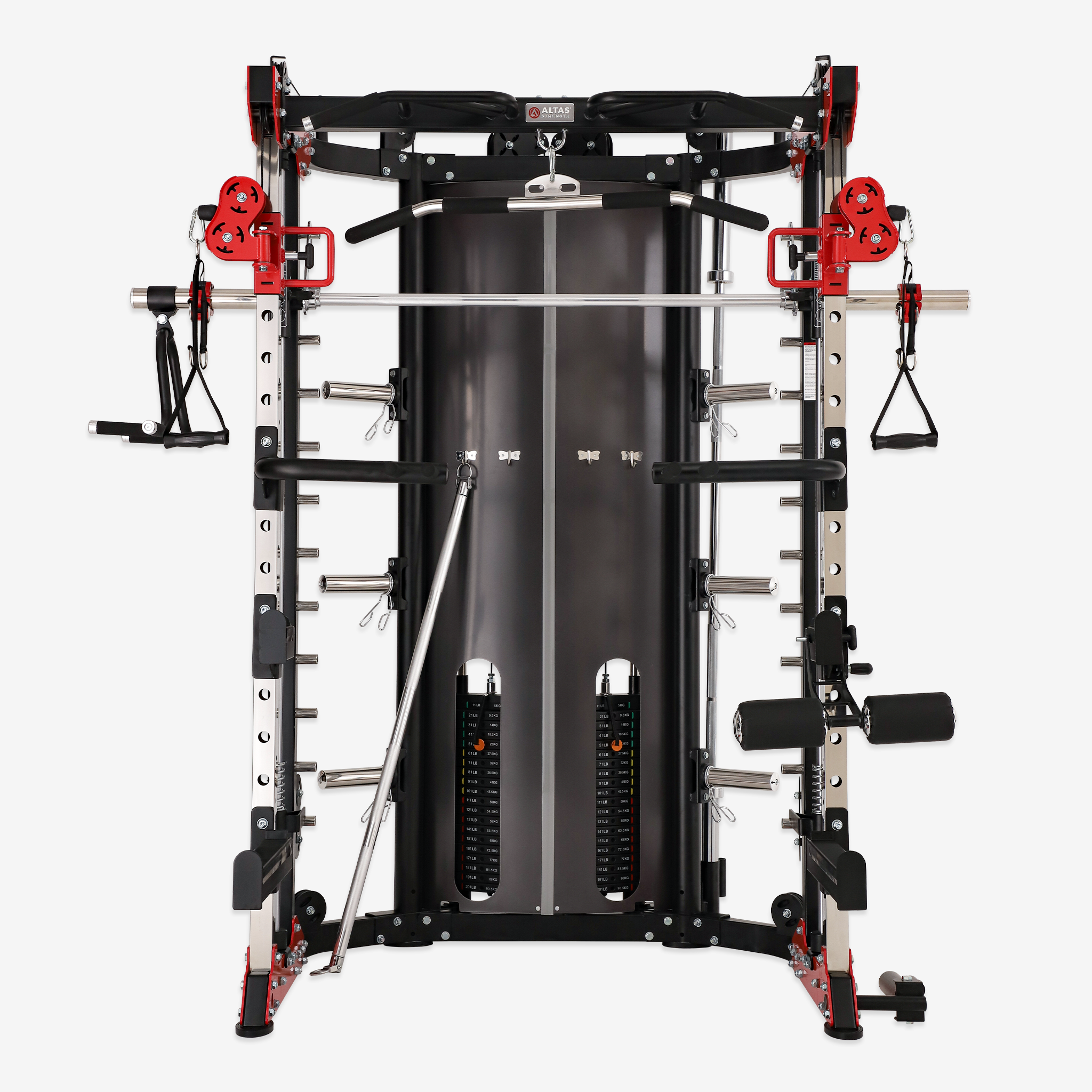 Black Friday Combo - Smith Machine AL-3058G + Bench AL-3018+ 150lb Weight Plates