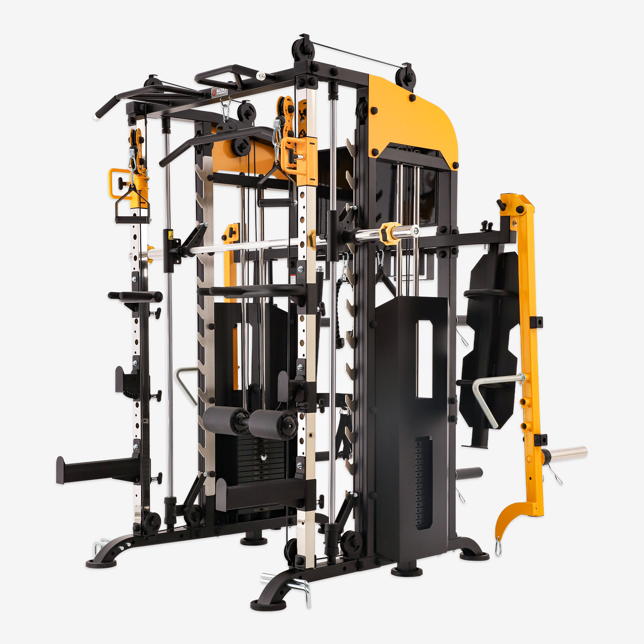 8th Anniversary Combo - Smith Machine AL-3061B + Bench AL-4026 + 150lb Weight Plates(Free)