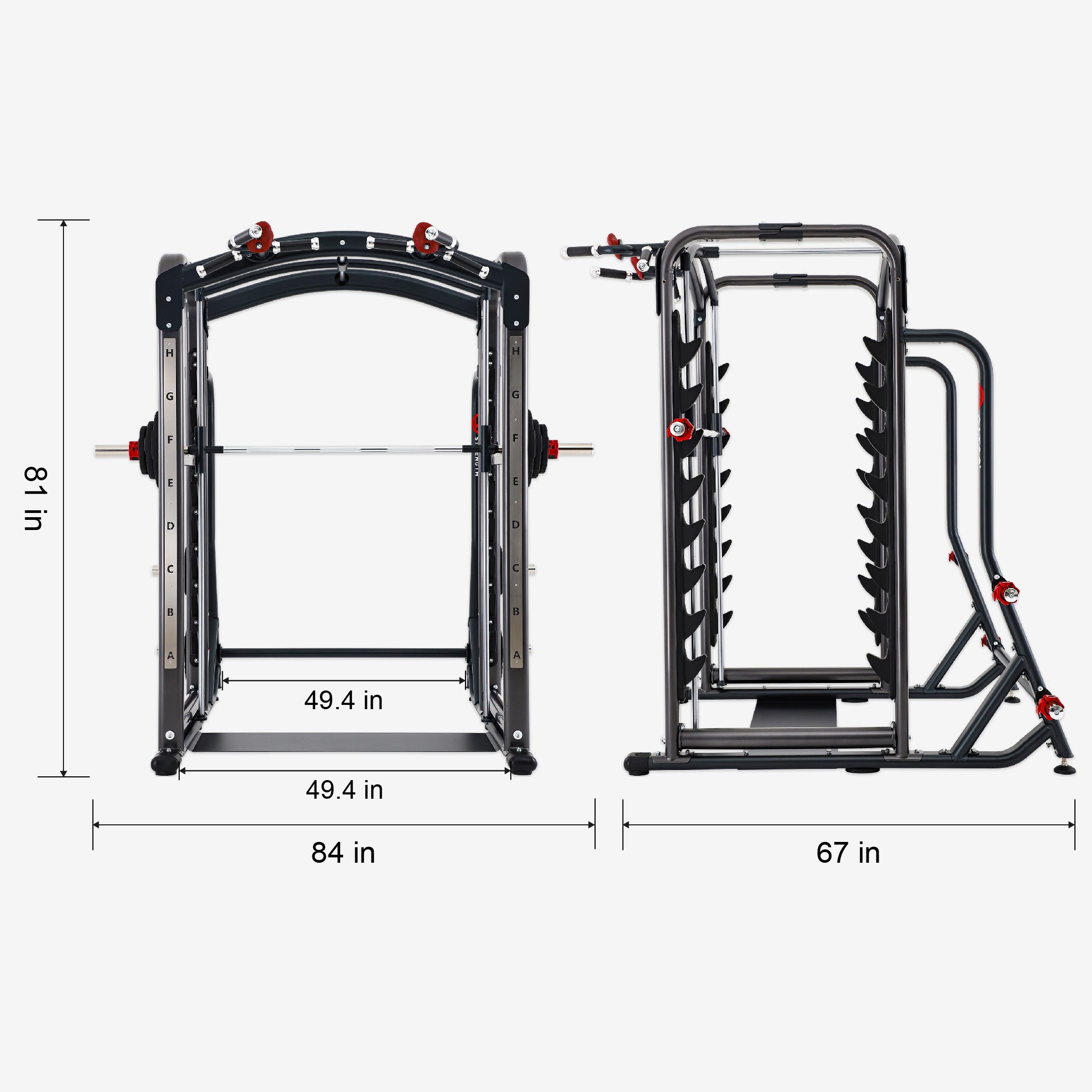 Multi-Function 3D Power Rack AL-3069 (Pre-order)