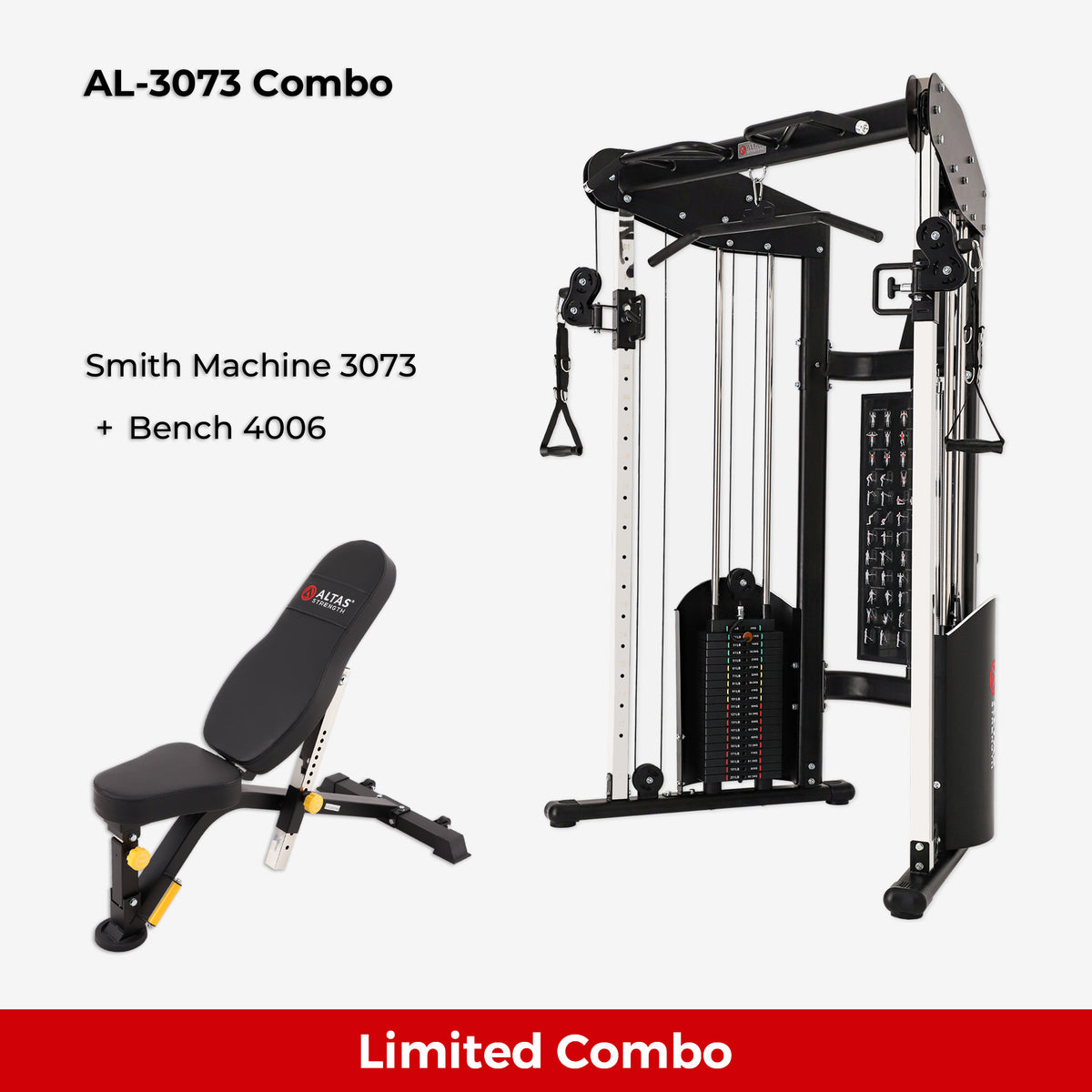 Combo - Strength Machine AL-3073 + Bench AL-4006
