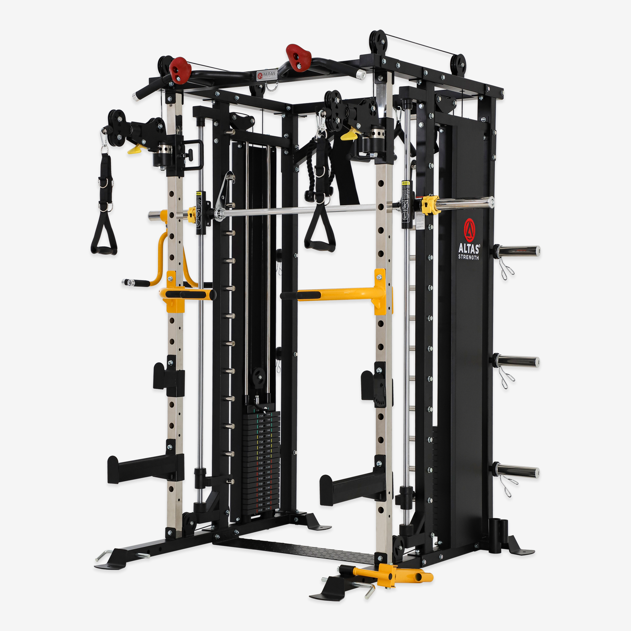 8th Anniversary Combo - Smith Machine AL-3087B + Bench AL-3018 + 150lb Weight Plates(Free)