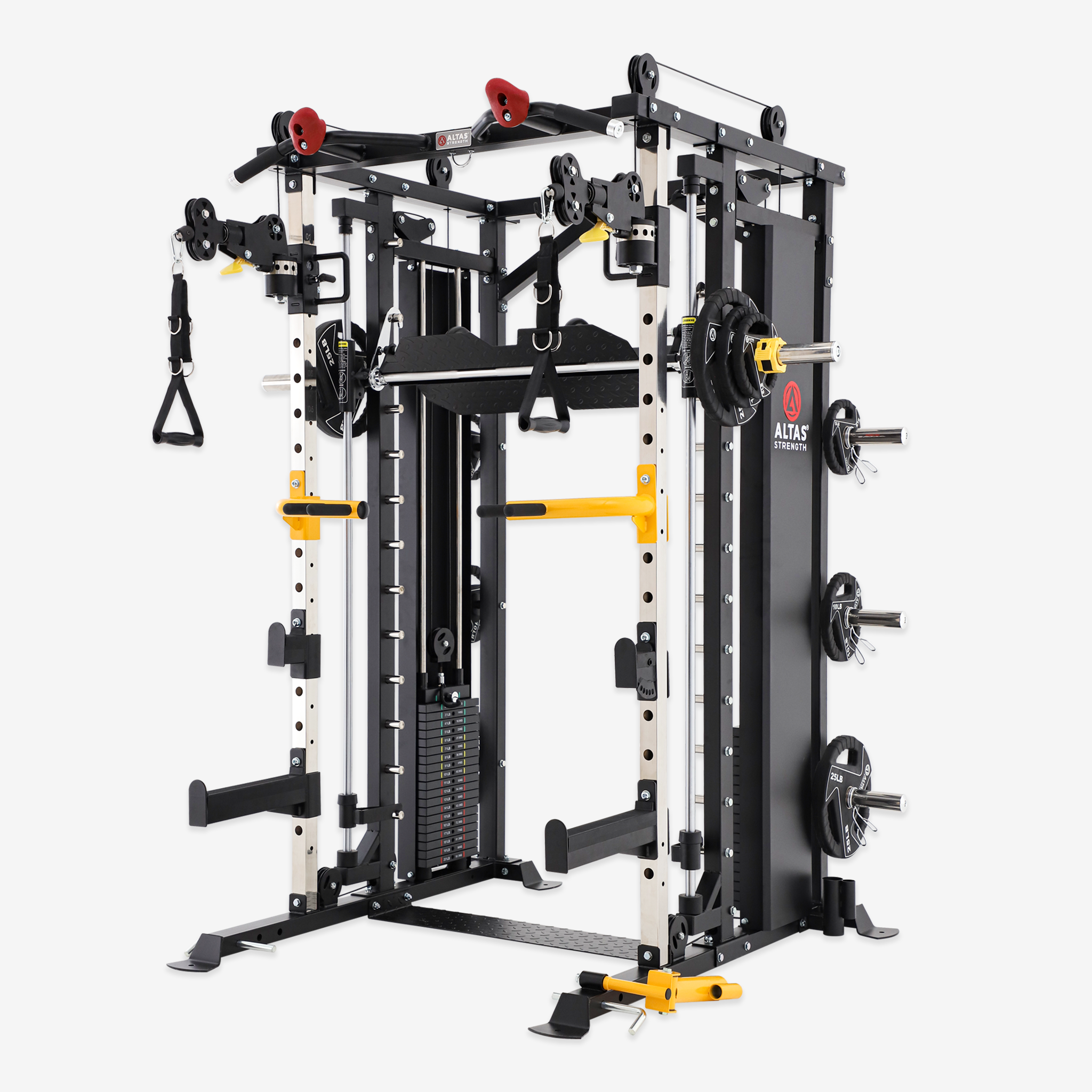 8th Anniversary Combo - Smith Machine AL-3087B + Bench AL-4026 + 150lb Weight Plates(Free)