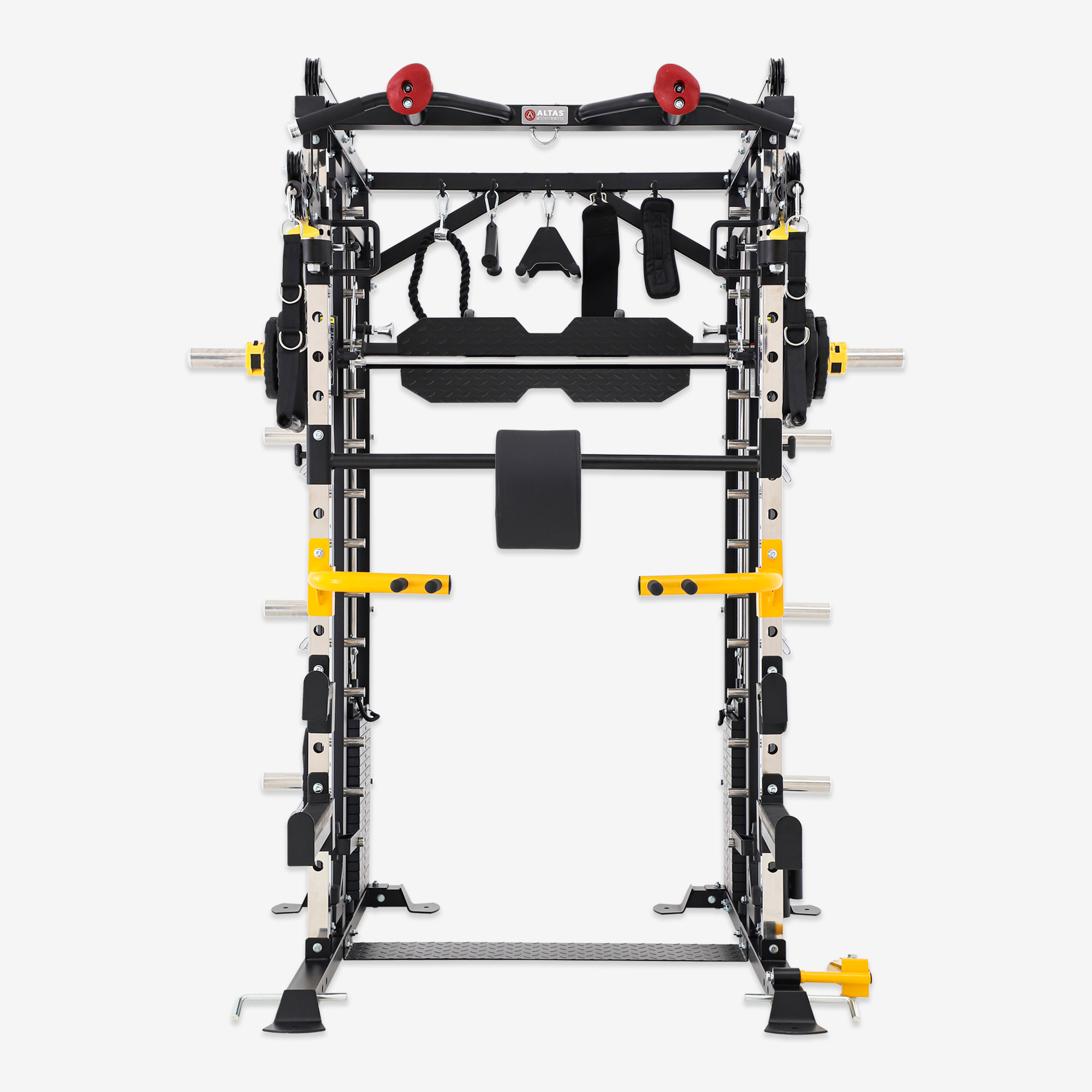 8th Anniversary Combo - Smith Machine AL-3087B + Bench AL-3018 + 150lb Weight Plates(Free)