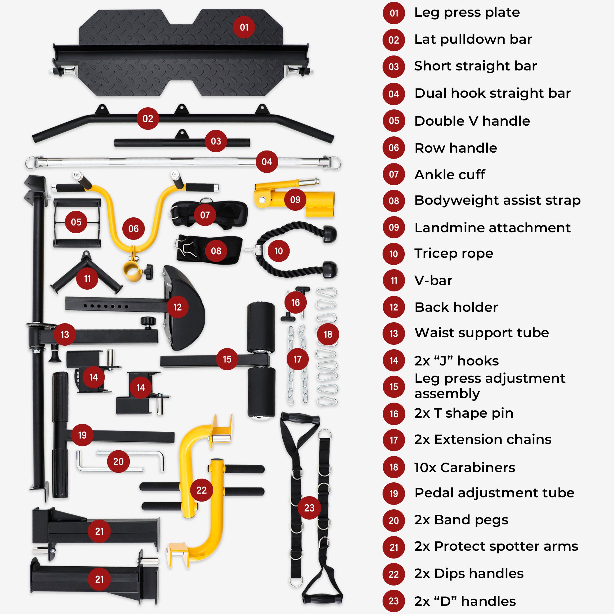 Black Friday Combo - Smith Machine AL-3087B + Bench AL-3018