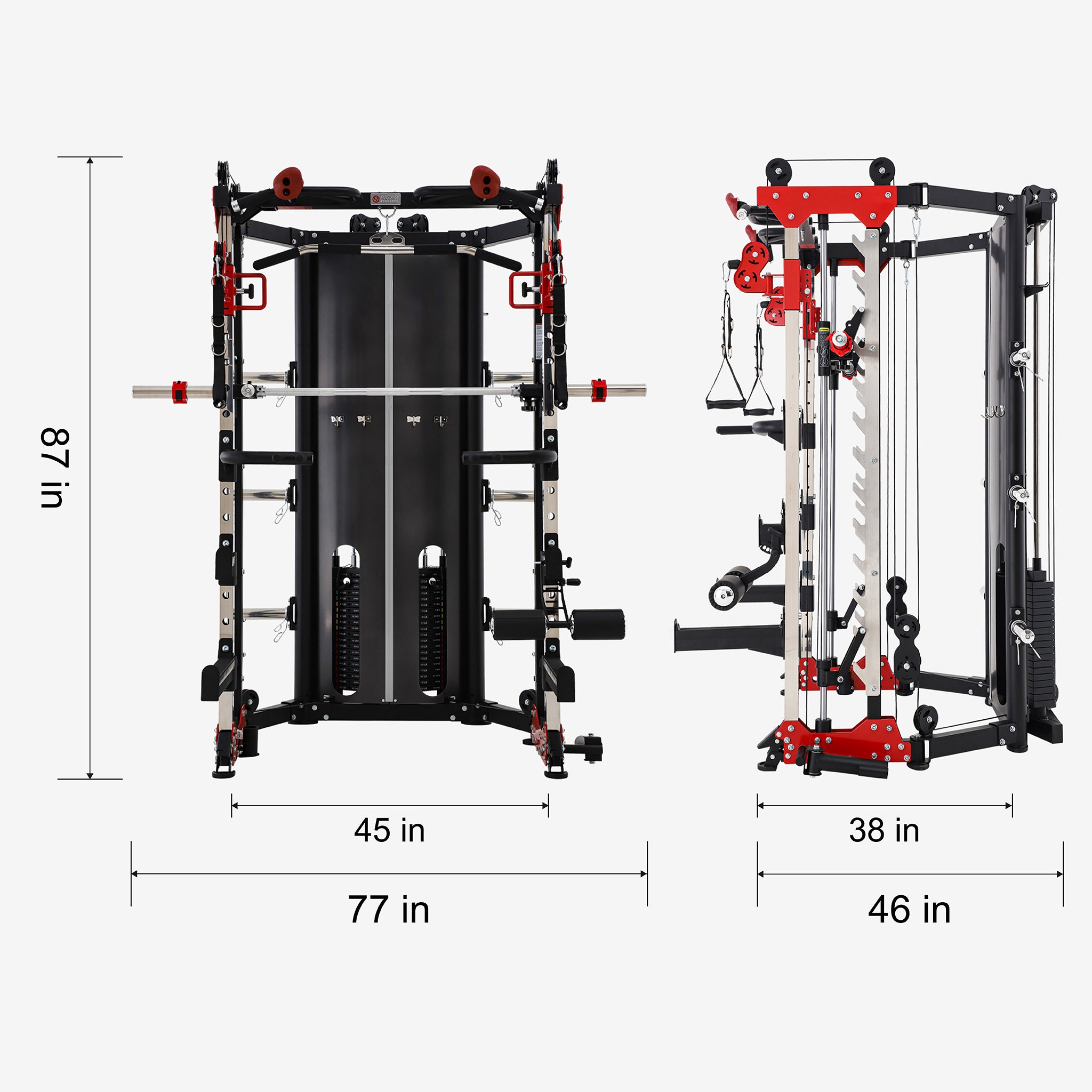 Combo - Smith Machine AL-3107 + Bench AL-3018