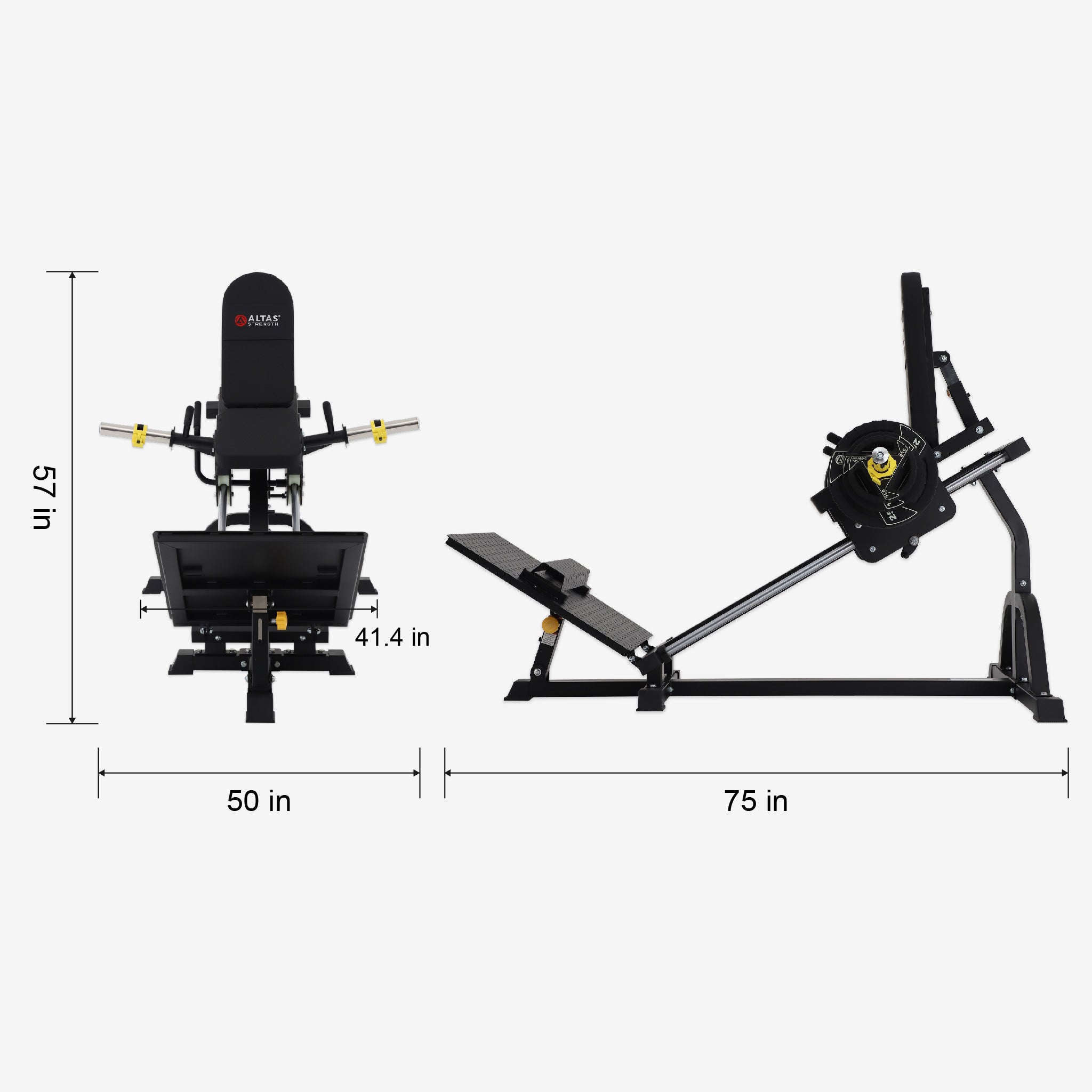 Compact Leg Sled Machine AL-6007