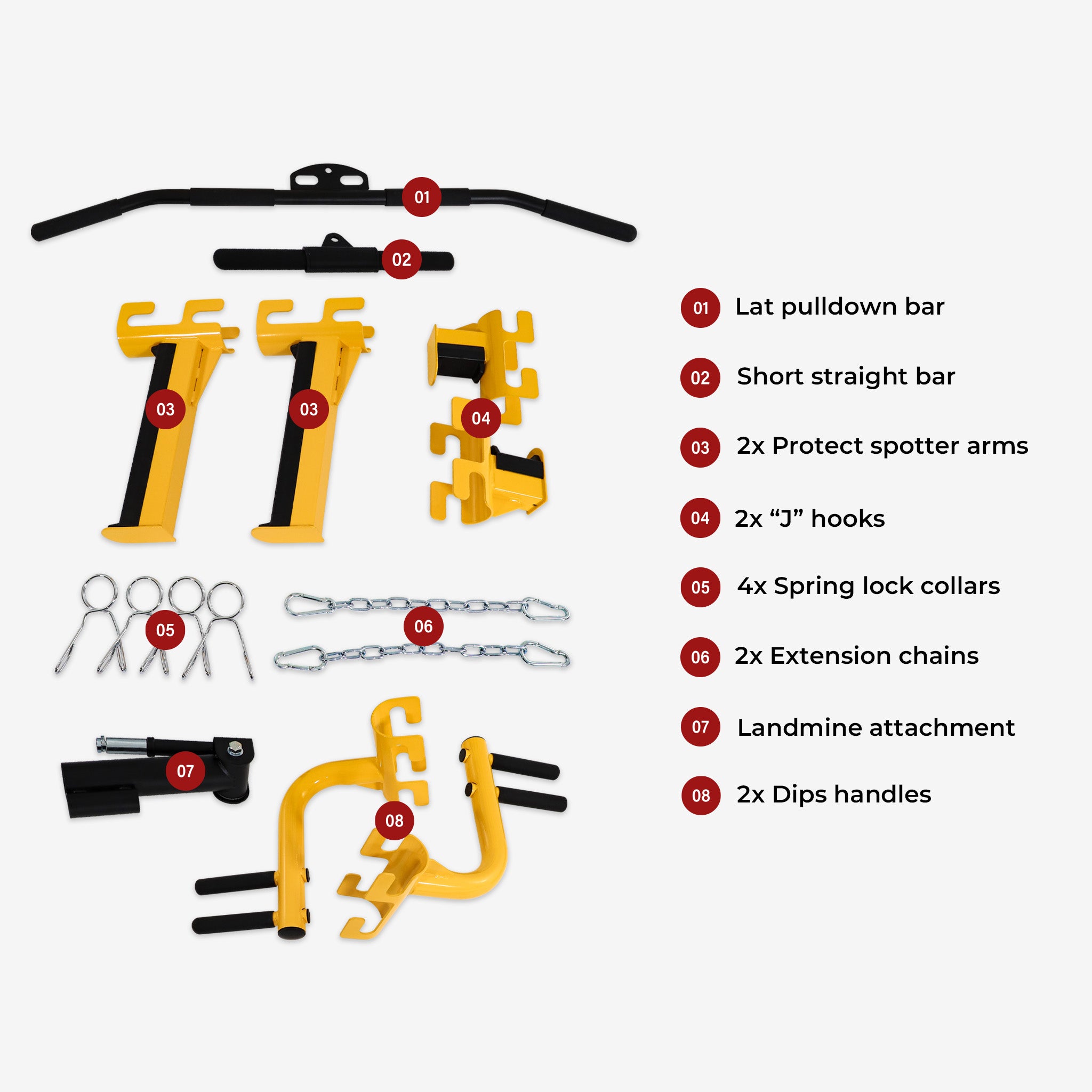 Home Gym Equipment Squat Rack AL-6008 (Pre-order)