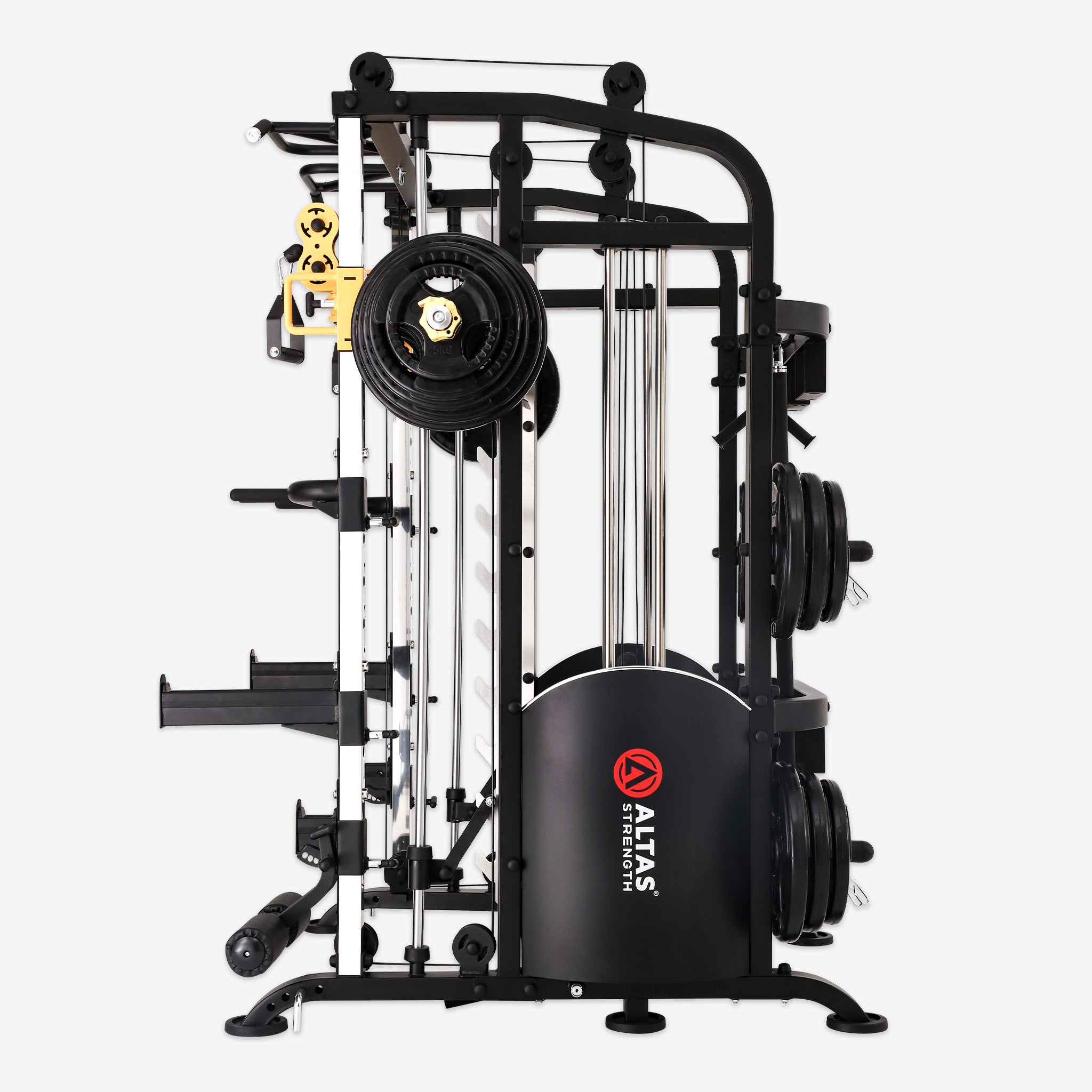 Black Friday Combo - Smith Machine AL-M810 + Bench AL-4026 + Barbell + 150lb Weight Plates