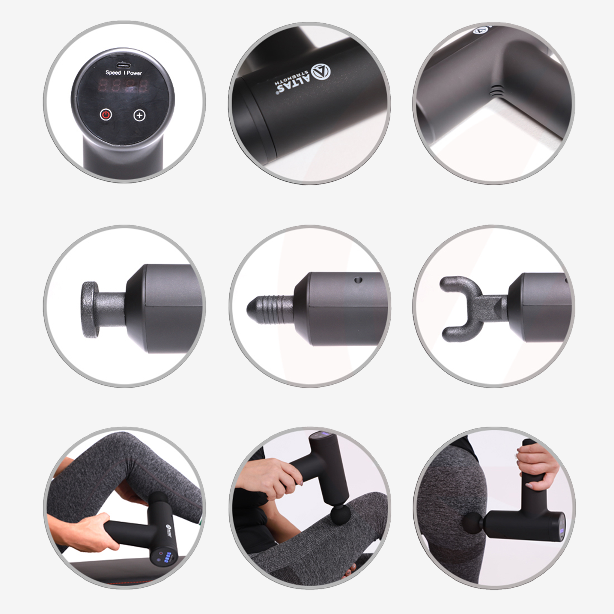 Altas Strength AL-J02 Massage Gun (Preorder)