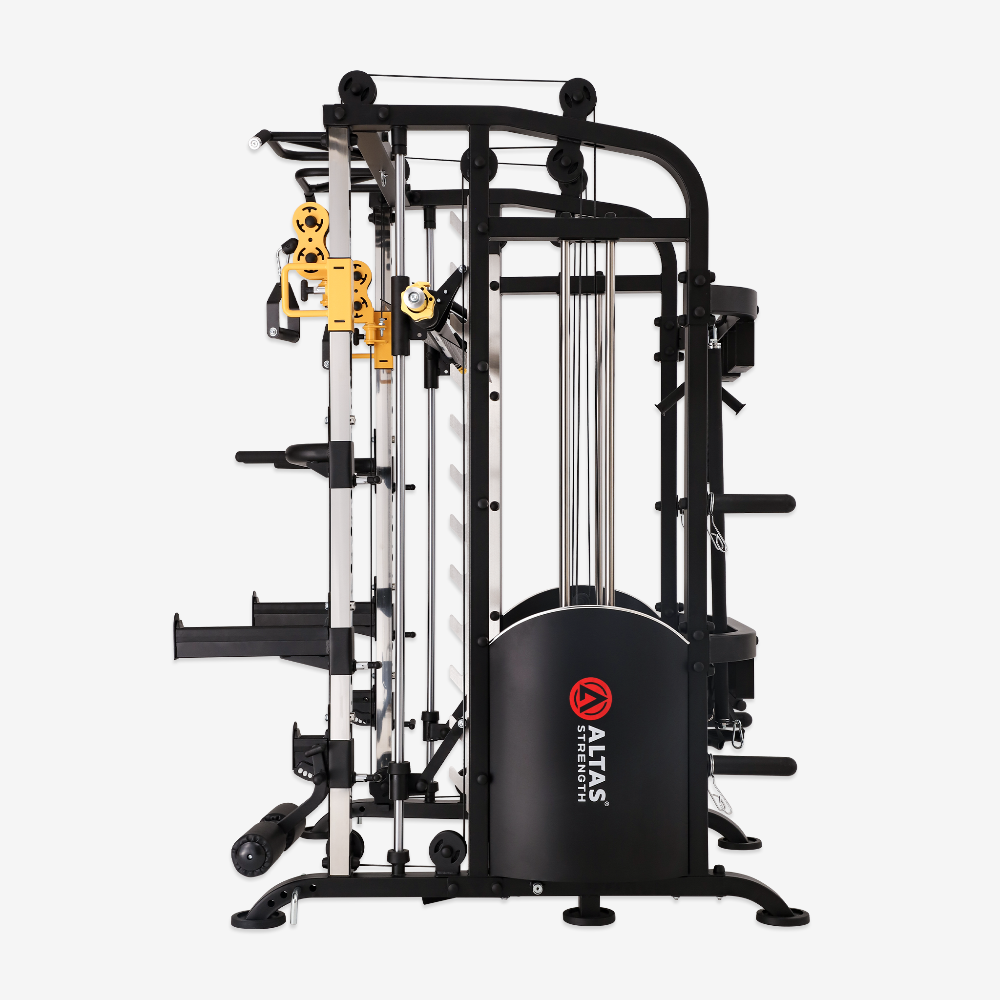 Combo - Smith Machine AL-M810 + Bench AL-3018 + Barbell + 150lb Weight Plates