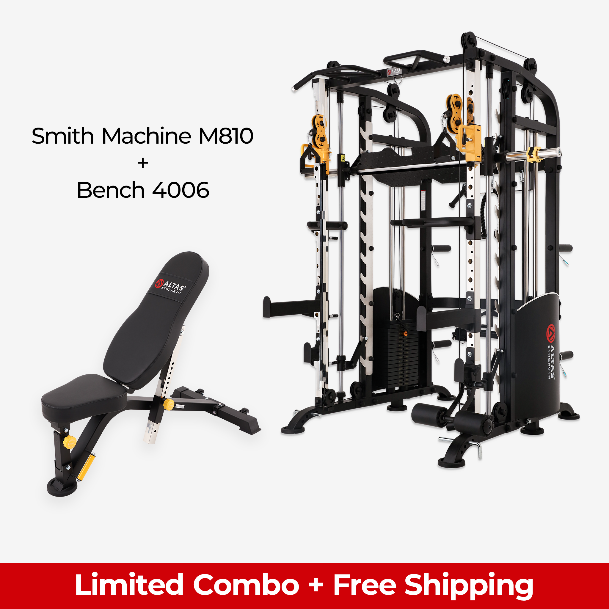Limited Combo - Smith Machine AL-M810 + Bench AL-4006