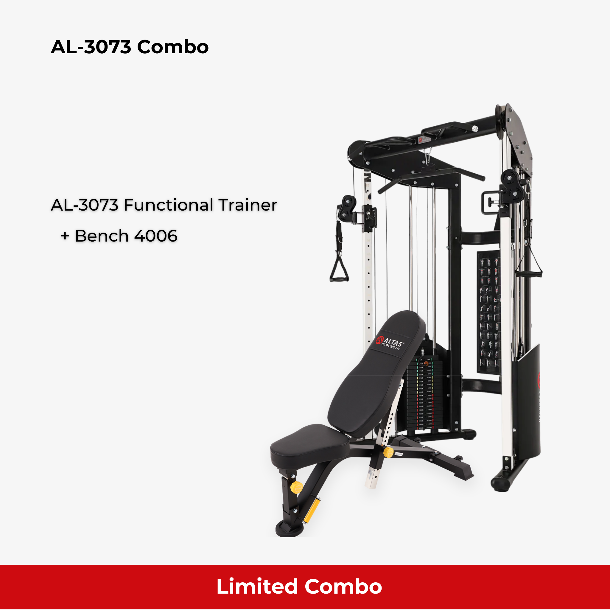 Combo - Strength Machine AL-3073 + Bench AL-4006