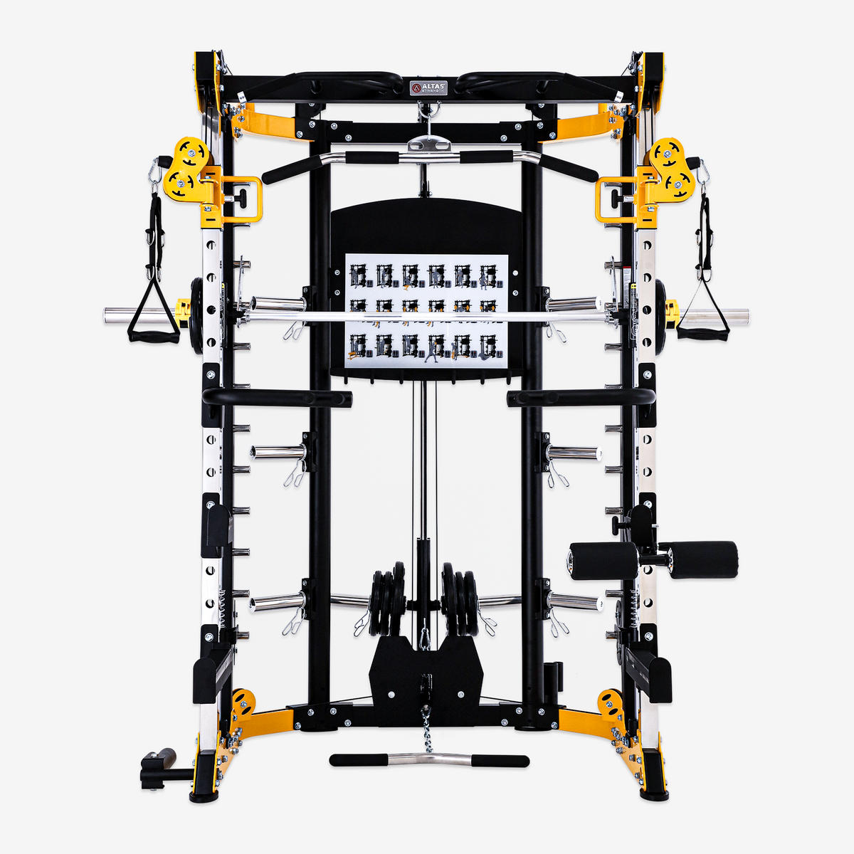 Altas Strength Altas Strength 3059 Light Commercial Smith Machine with Pulley System