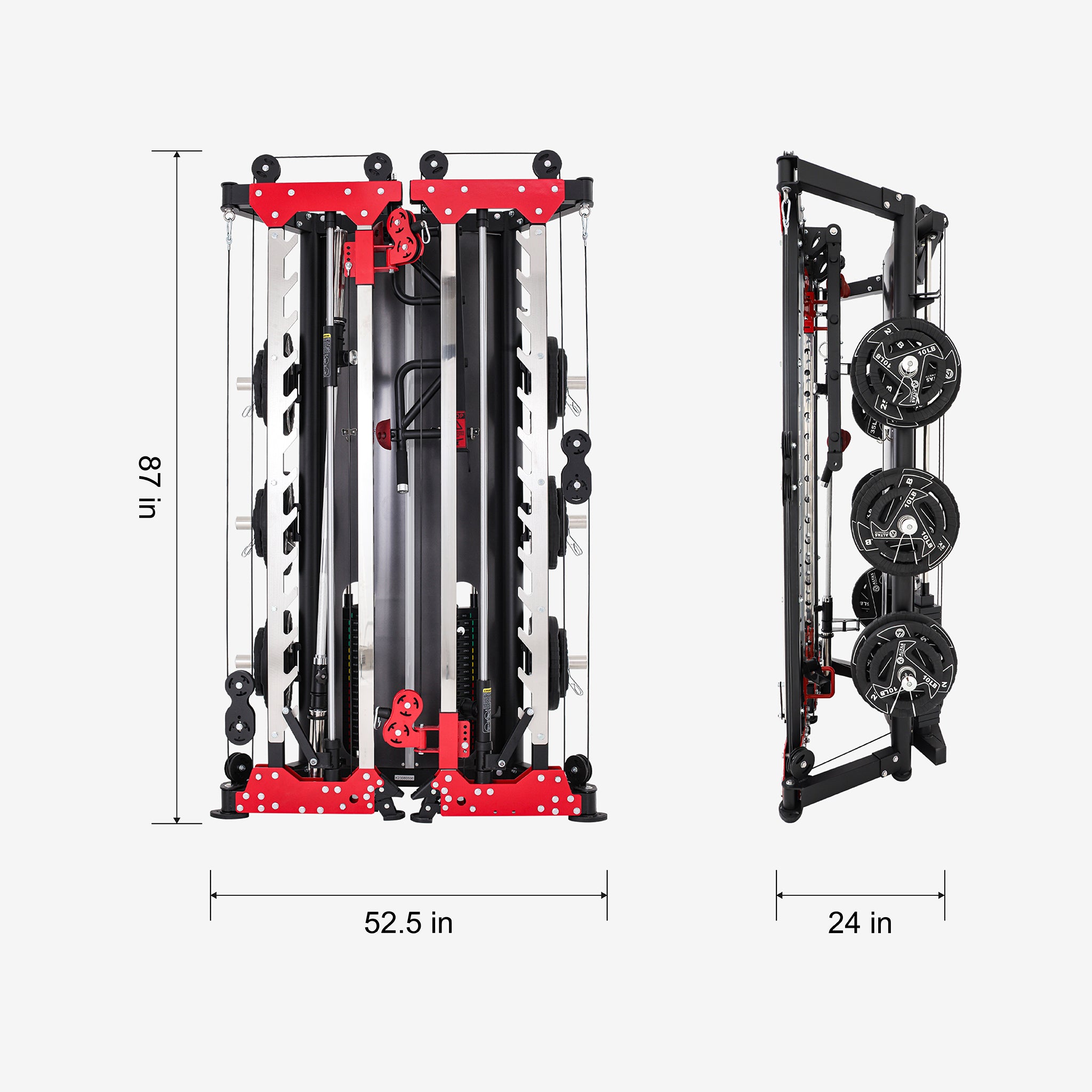 Altas Strength Light-commercial Folding Smith Machine AL-3107