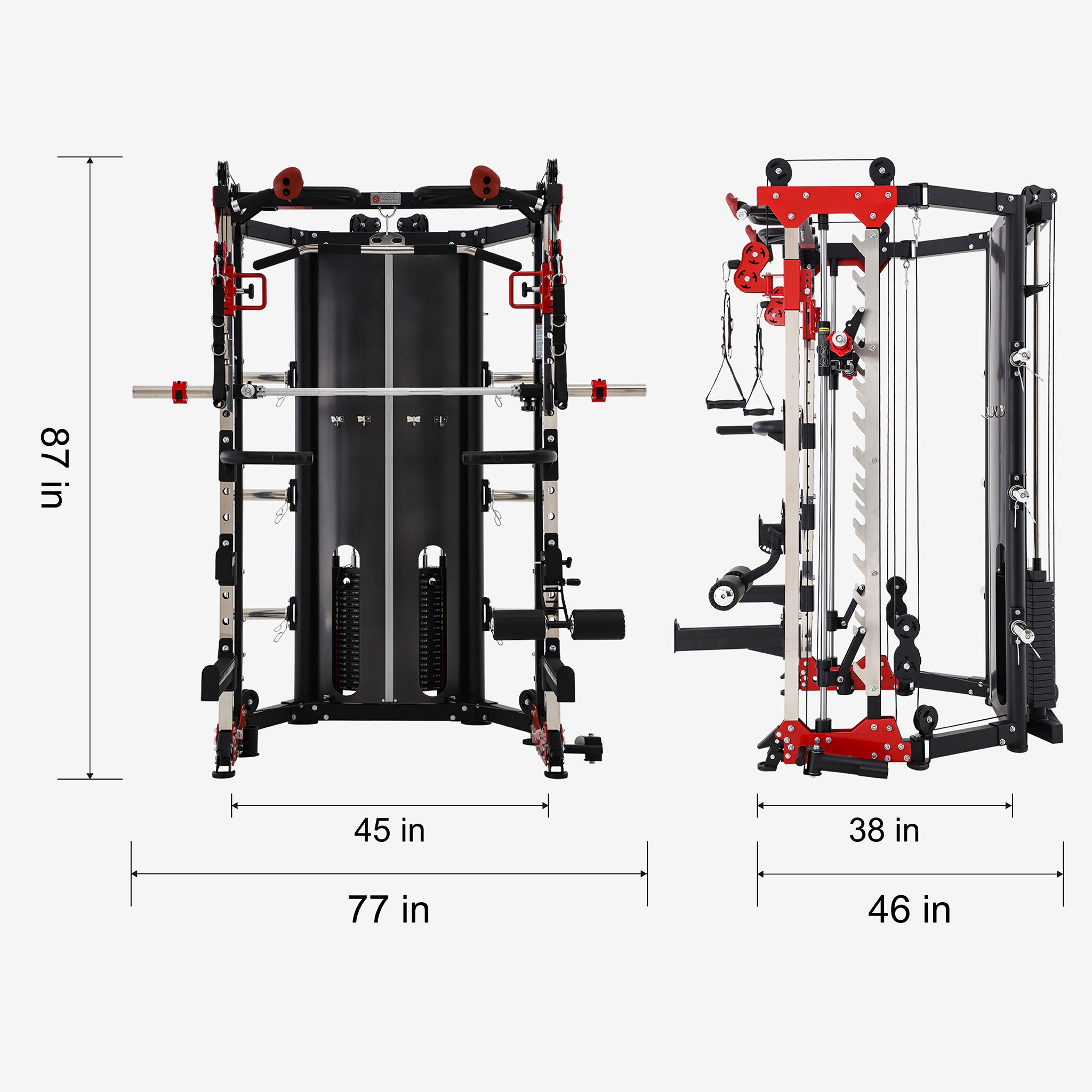 Altas Strength Light-commercial Folding Smith Machine AL-3107