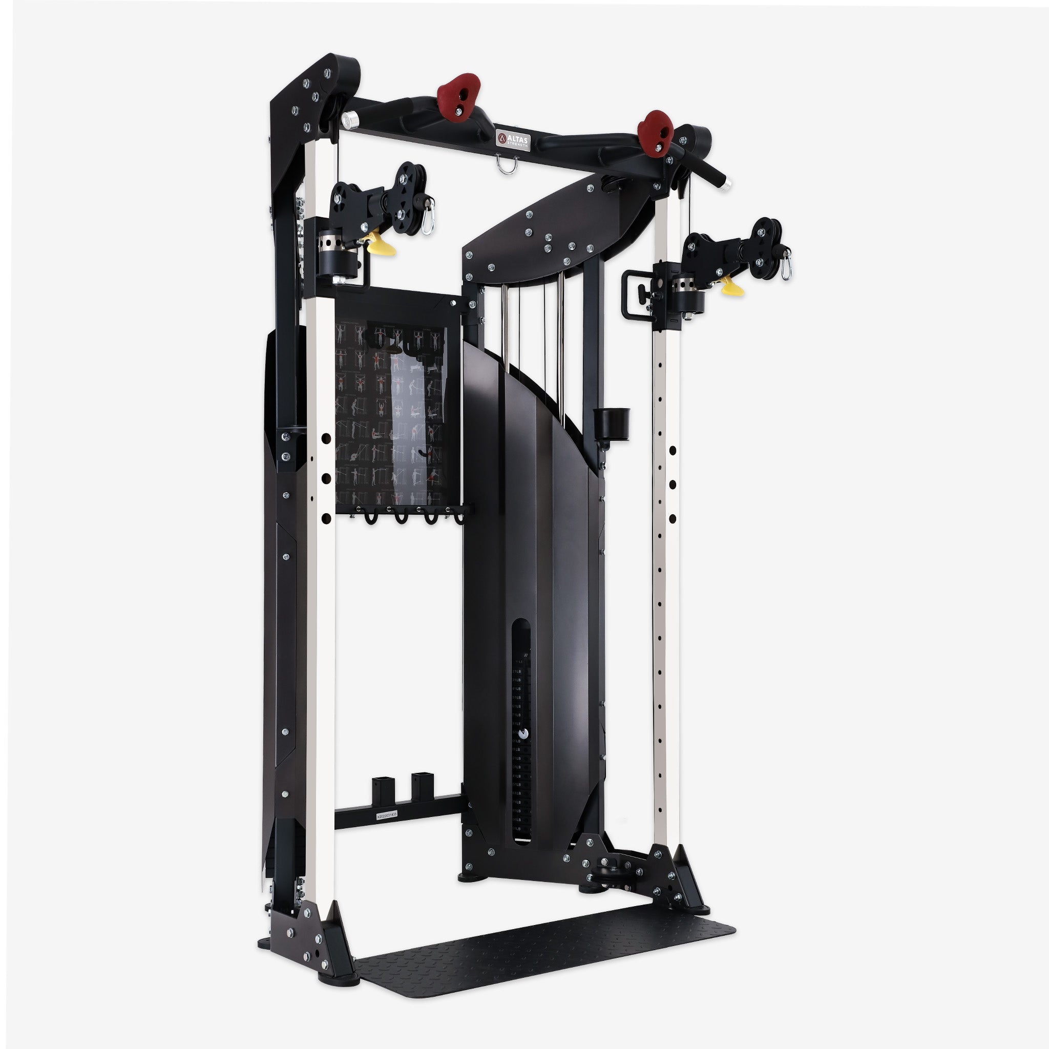 Altas Strength Multi Function Trainer Exercise Machine Black Workout Light Commercial Fitness Equipment AL-3075