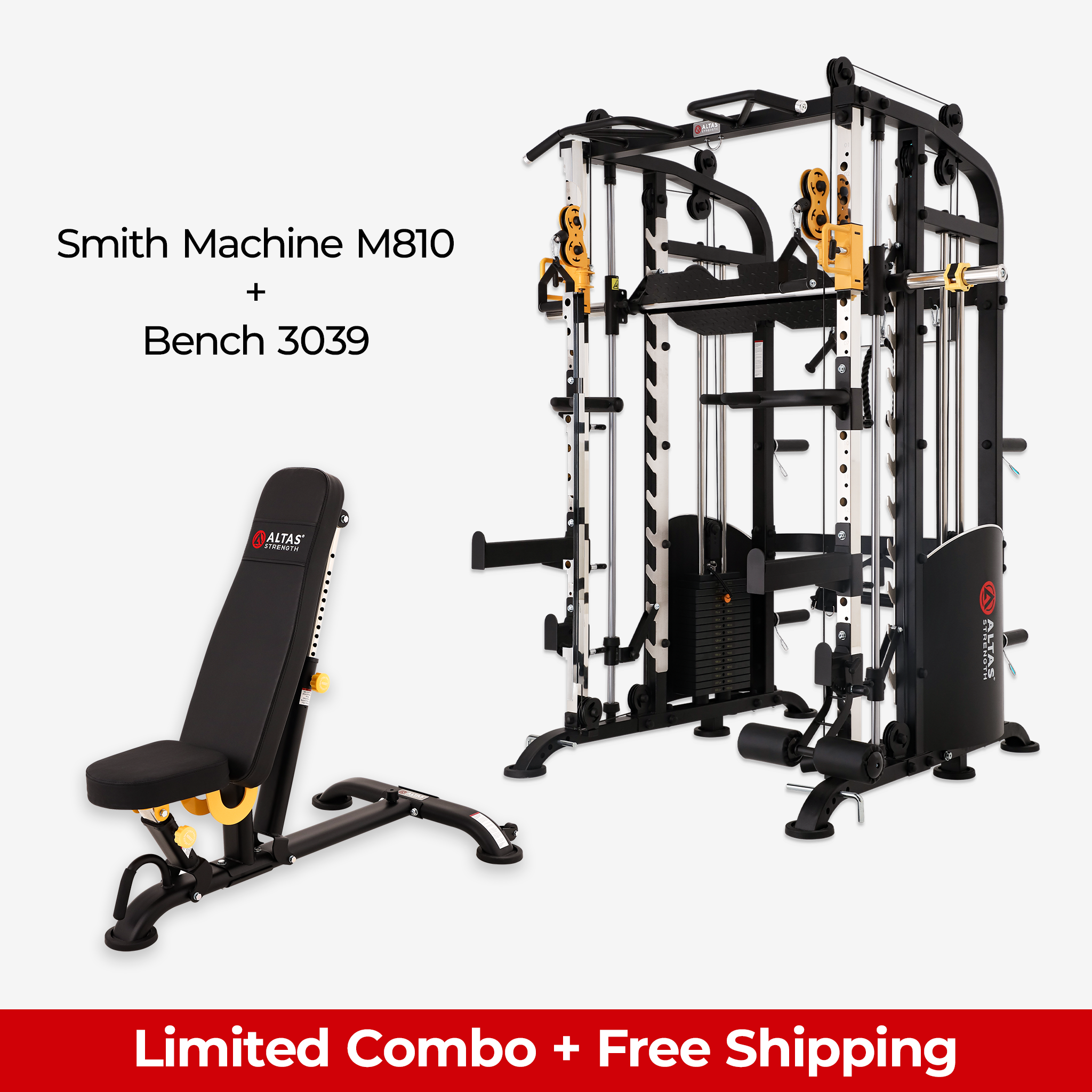Limited Combo - Smith Machine AL-M810 + Bench AL-3039