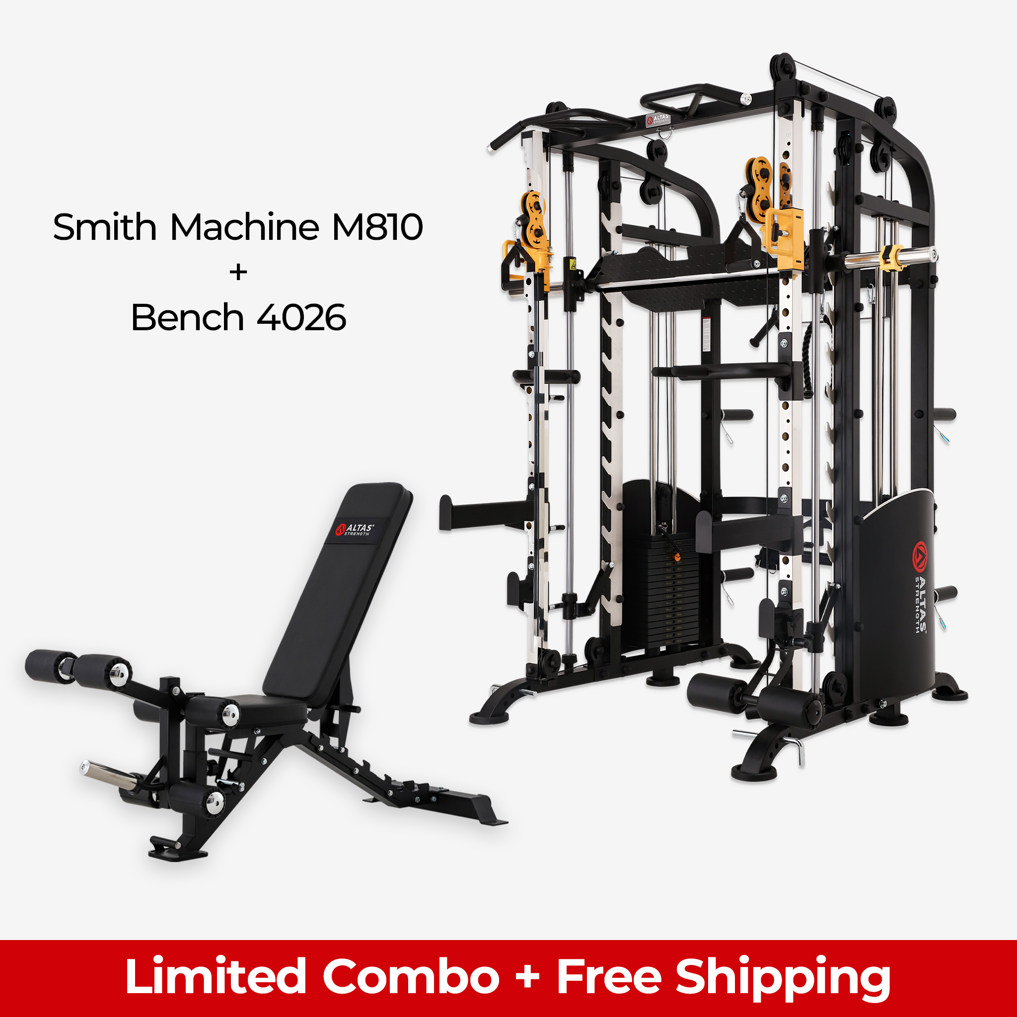 Limited Combo - Smith Machine AL-M810 + Bench AL-4026