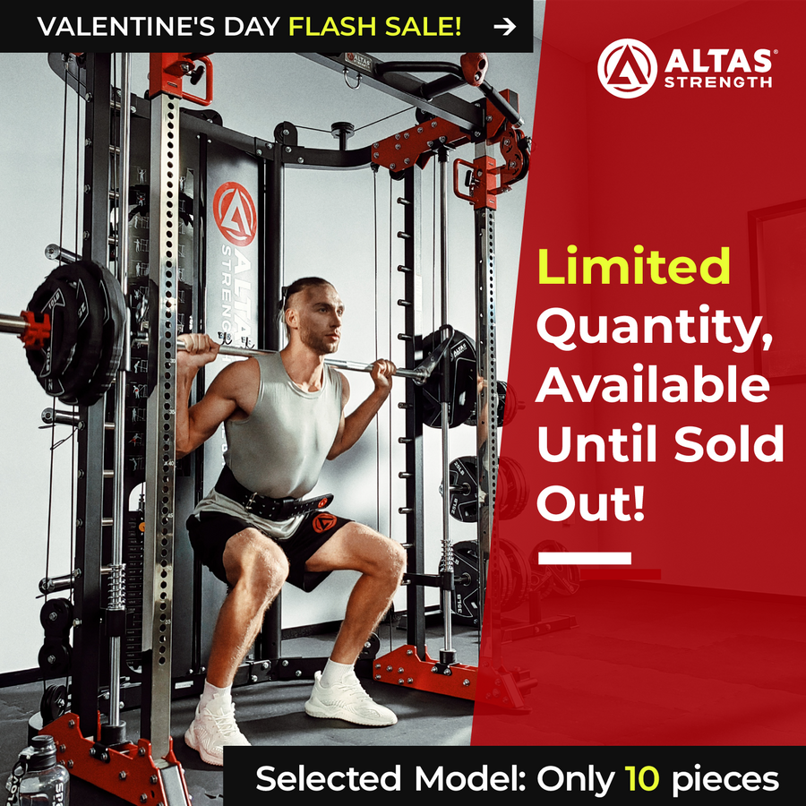Altas Strength Altas Strength M810 Smith Machine Light Commercial Home Gym Workout
