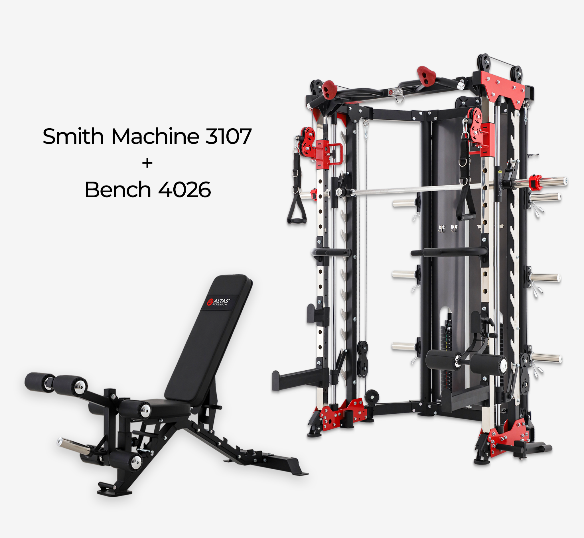 Combo - Smith Machine AL-3107 + Bench AL-4026